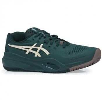 Asics Zapatillas Tenis Tierra Batida Verde Brillante