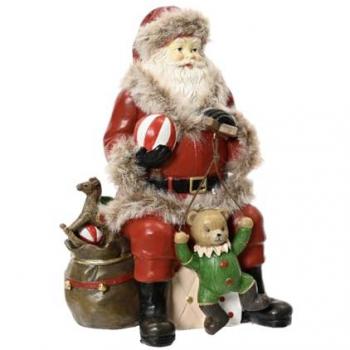 Decorazione di Natale Babbo Natale e orso