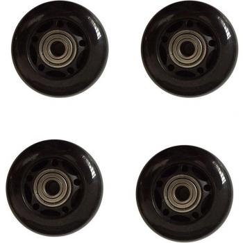 Patins Roues 4‑Pièces – Anti-Skid et Anti-Usure