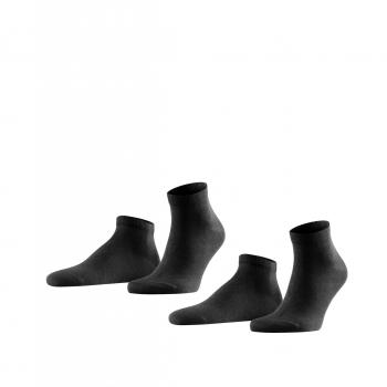 Calze Pariscarpa Uomo Falke Happy 2-Pack Nero 47-50