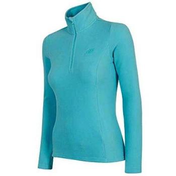 Polo polaire 4F Femme Bleu M longue