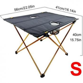 Mesa Móvil para Picnic con Tapa de Tela Oxford