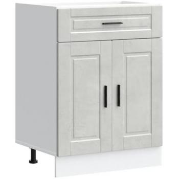 VidaXL Engineered Wood Kitchen Base Cabinet Porto in Concrete Grey