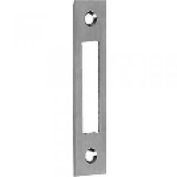 CilindroSerratura Frontale Piatto S412 Argento Angolato 24mm