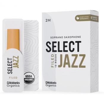Organic Select Jazz 10‑Anche Sax Soprano – D'Addario (Coupe Française)