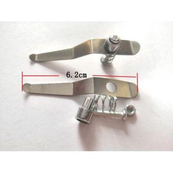Accesorios para microscopio biológico estéreo: soporte de prensatelas y clips deslizantes de acero inoxidable, 2 uds