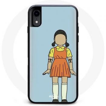 Soft Black Squid Game iPhone XR Mixed Case