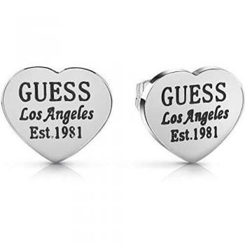 GUESS Pendientes Mujer Corazón Acero Inoxidable Never Without UBE28075