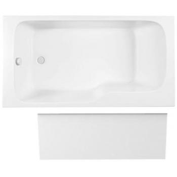 Bañera Malice antideslizante con delantal de nicho 170 x 90