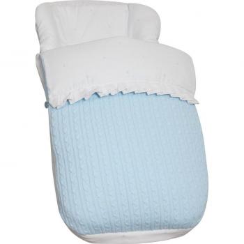 Manto Seguro con Cubierta de Arnés Babyline Pompones