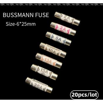 20 Teile Keramiksicherung BS1362 6x25mm 240V 1A-20A