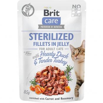 Brit Care Sterilized Fillets in Jelly Duck & Turkey