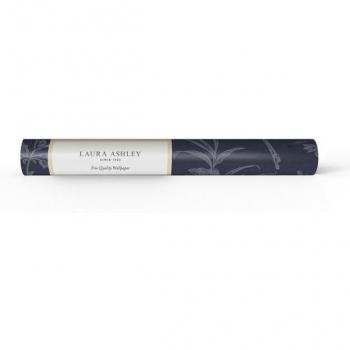 Papier Peint Intissé Laura Ashley Lloyd Midnight Fleur 1005 X 52cm Bleu
