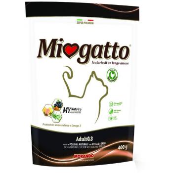 Morando Miogatto Secchi Adult 0,3 Croccantini Vitello E Orzo 400g