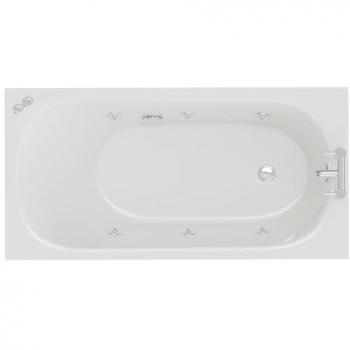 6 Jet Chrome Whirlpool Bath