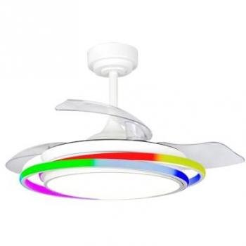 Ventilatore Bianco RGB 45W