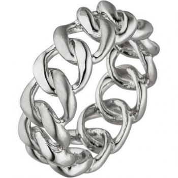 Fingerring JOBO Kettenring, Größe 64, Silber 925