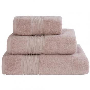 Turkish Cotton & Linen Hybrid Hand Towels, 600gsm, Pack of Two – Pink
