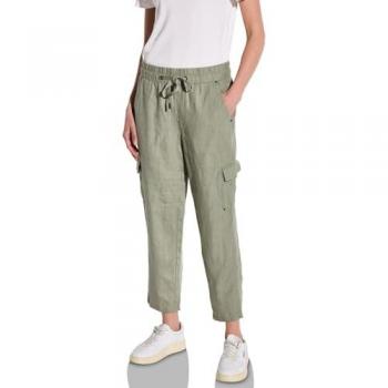 Street One Pantalon Vert Femme Look Cargo Taille 44