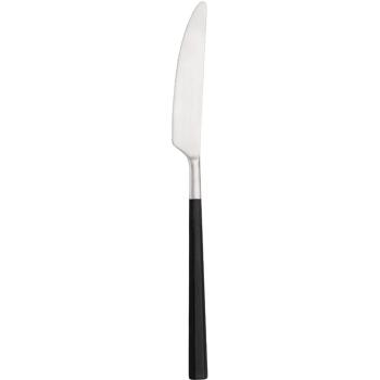 Pintinox HIVE Coltelli da Tavola 23 cm, Manico ABS Nera, Set di 12 Unità