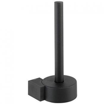 Tiger Nomad Toilet Paper Holder, Stainless Steel, Black, 11.6 x 26.4 x 11 cm