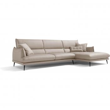 Egoitaliano Ecksofa „Funny“ – Weißes Paper, B:265 cm H:90 cm T:225 cm