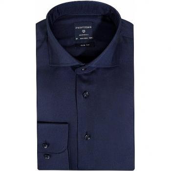 Hugo Slim Fit Sjabloon Overhemd Donkerblauw M46