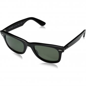 Original Wayfarer Ray‑Ban RB2140 901/58 Negro/Verde Polarizado