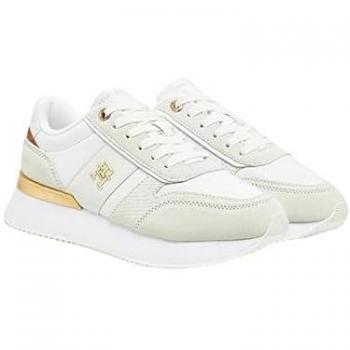 Tommy Hilfiger Chalk White Fashion Runner Trainers – Size 8 US