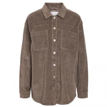 Noisy May Cordjacke L/S SHACKET – COLORED CORDUROY NOOS, Braun