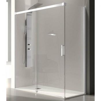 Sistema Doccia Fisso‑Scorrevole Kassandra 155 cm (Bianco)