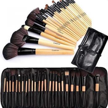 Cadrim Professional Makeup Brush Set with Case