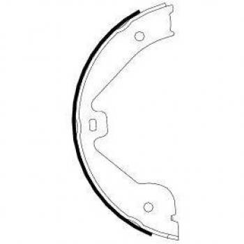 Hella Pagid 355050601 Parking Brake Shoe Set