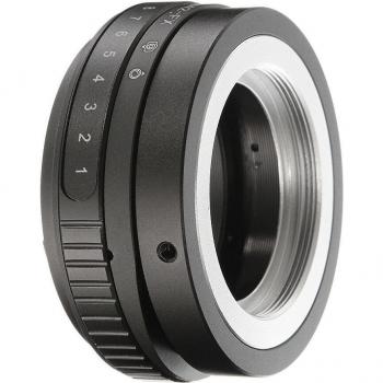 Anillo adaptador M42 a Fujifilm X con función de inclinación 360°