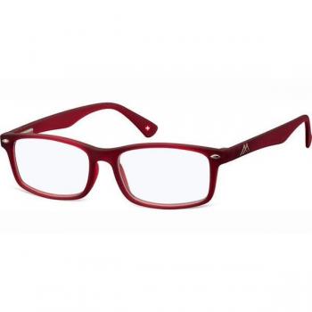 Montana Leser BLFBOX83B Blaulicht Blocker Brille für Herren Rot