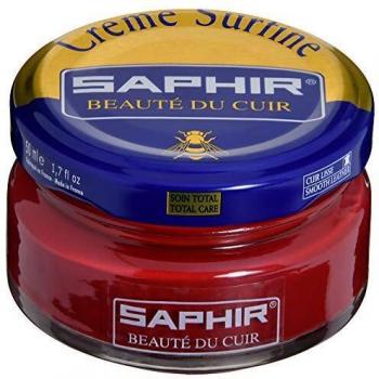 Crème Surfine Saphir 50ml Chaussure Vernis Cerise