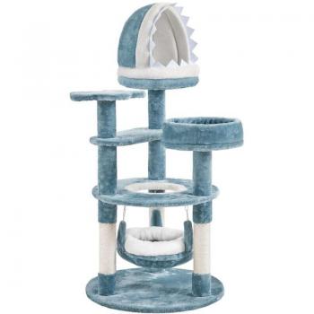 Rascador Torre Oceánica para Gatos 115cm