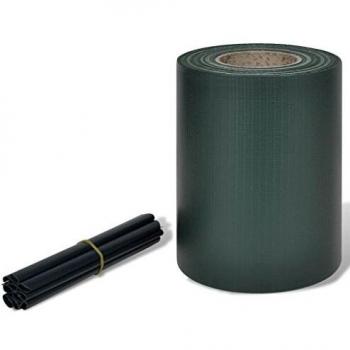 Vidaxl PVC Garden Screen, 70 cm Width, 190 cm Length, Green