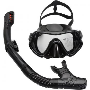 Máscara de buceo con respiración libre