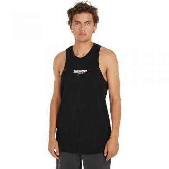 Tommy Jeans Tanktop mit Label-Print, Größe M