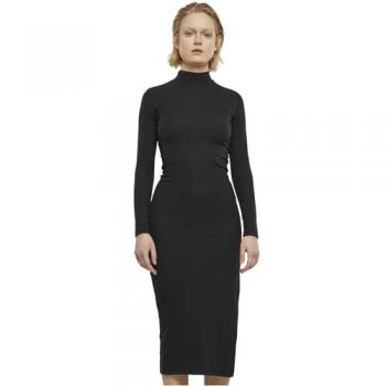 Moda Negra: Vestido de Medida XS‑XL con Rib