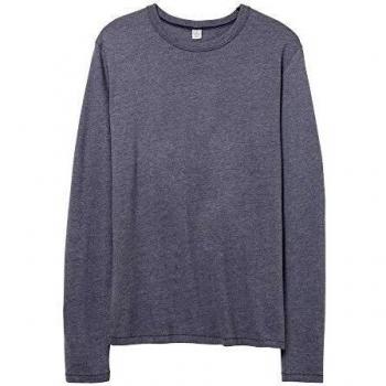 Alternative Apparel Mens 50/50 Keeper Long Sleeve T-Shirt (XL) (Eco True Red)