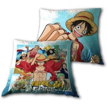 Coussin 40x40 cm Luffy et l'Équipage One Piece