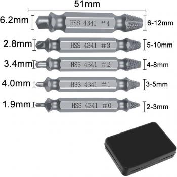 Stripped Screw Extractor Tool Set