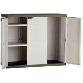 Armario de Plástico Plastiken 3 Puertas 88 x 105 x 44 cm