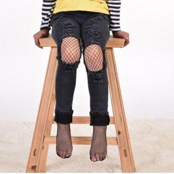 Casual 3 Style Black Fishnet Tights for Girls (Ages 5+)