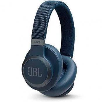 JBL LIVE 650BTNC Over-Ear Bluetooth con Assistente Vocale e Funzione ANC, 30 h di Batteria, Bianco