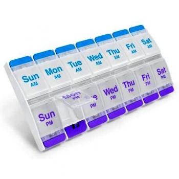 EZY DOSE 7-Day Pill Organizer with Push Button Dispensers