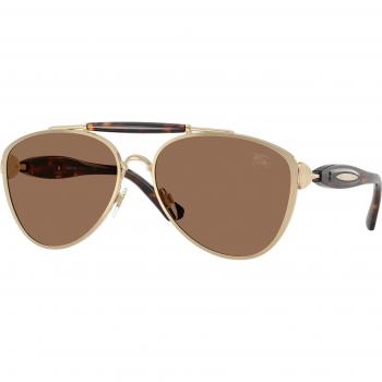 Burberry BE3160 Gold Tinted Pilot Shades – Unisex
