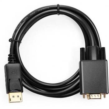 DisplayPort naar VGA Mannelijke Kabel 1,8 m 1080P